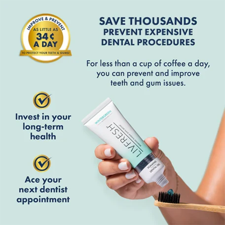 LIVFRESH Gel Toothpaste